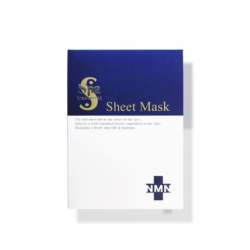 スパトリートメント NMN シートマスク　内容量 : 美容液 21ml 含浸マスク×4枚入　定価／3,000円（税込3,300円）